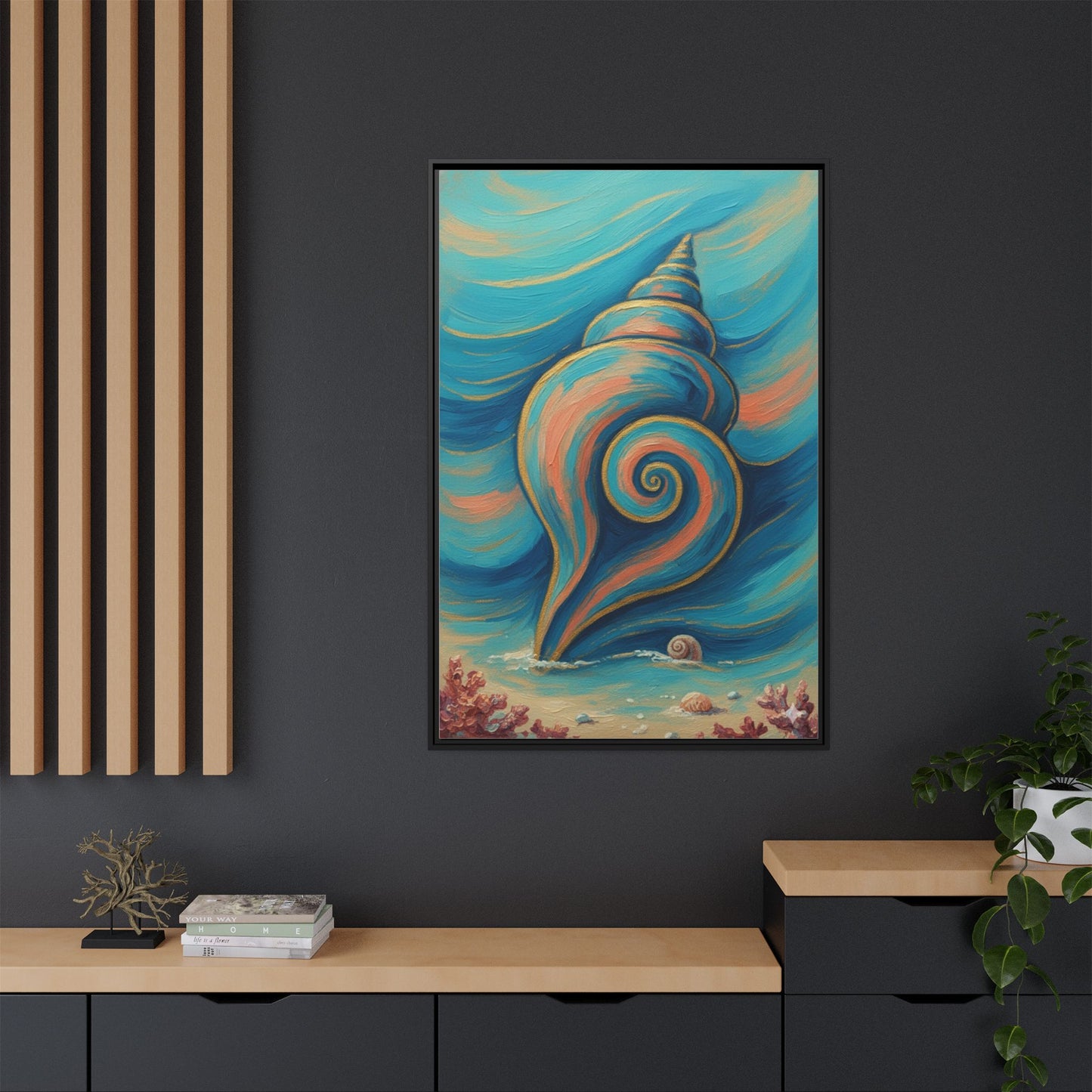 Vibration of the Keys – Colorful Sea Shell Coastal Wall Art