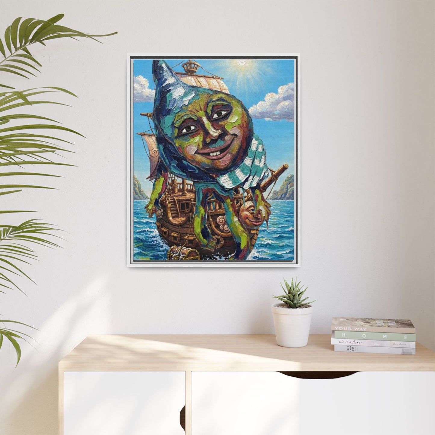 Vibration of the Keys “Captain Conch” Wall Art