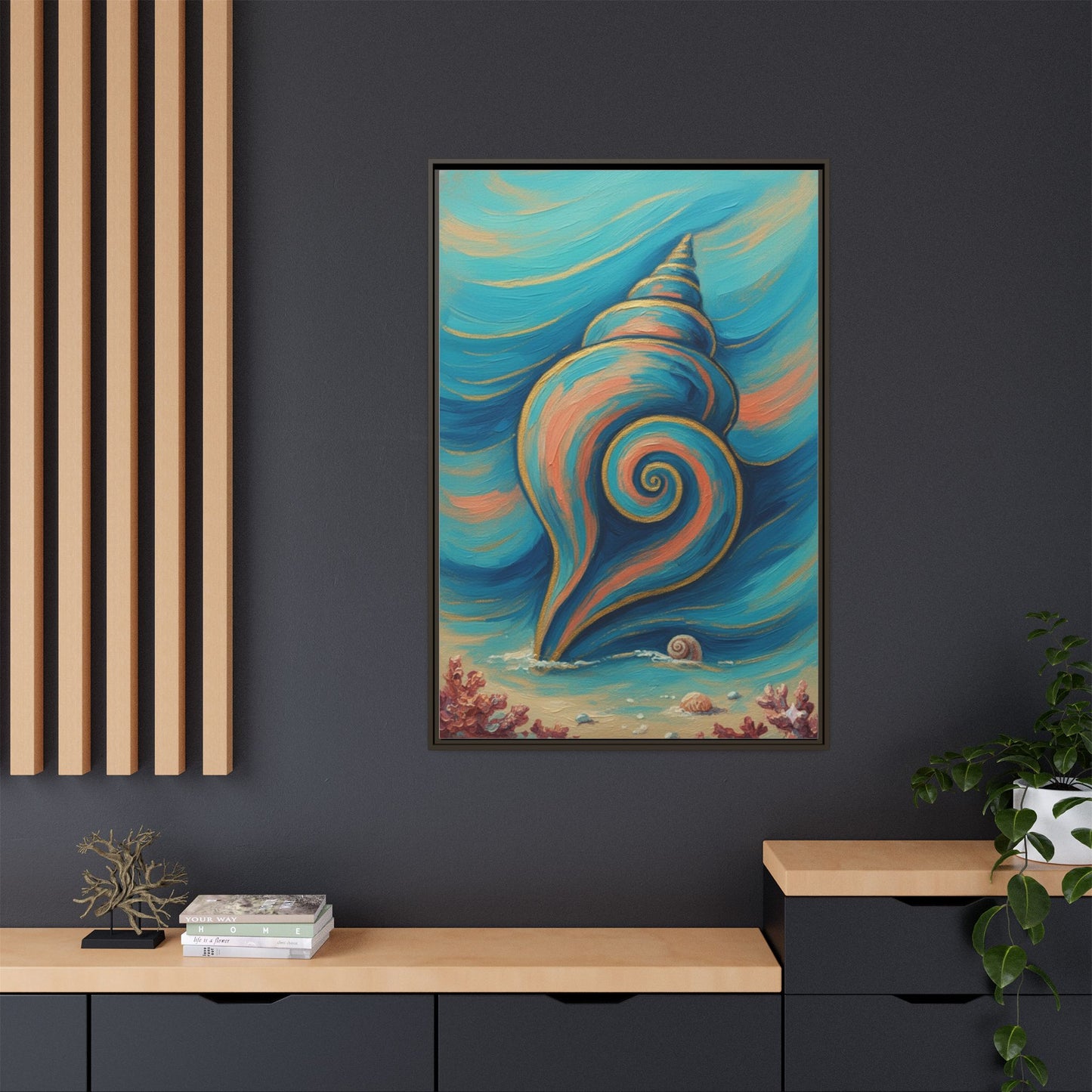 Vibration of the Keys – Colorful Sea Shell Coastal Wall Art