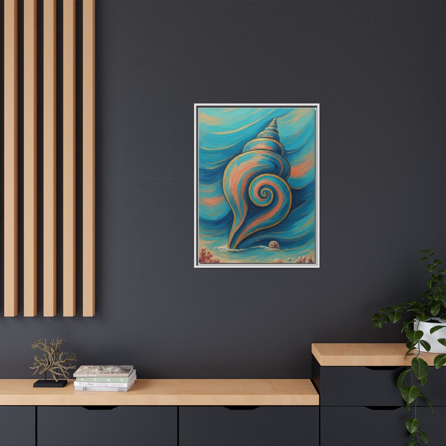 Vibration of the Keys – Colorful Sea Shell Coastal Wall Art