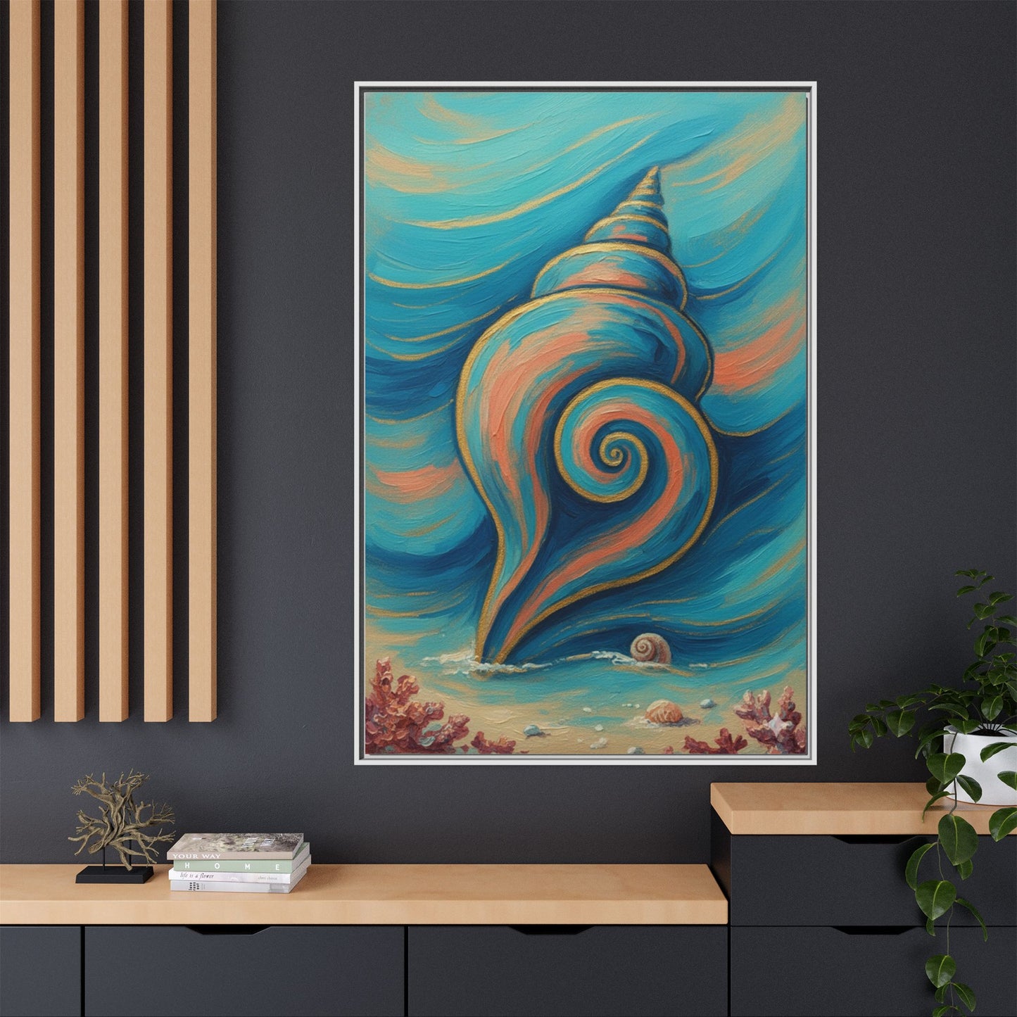 Vibration of the Keys – Colorful Sea Shell Coastal Wall Art