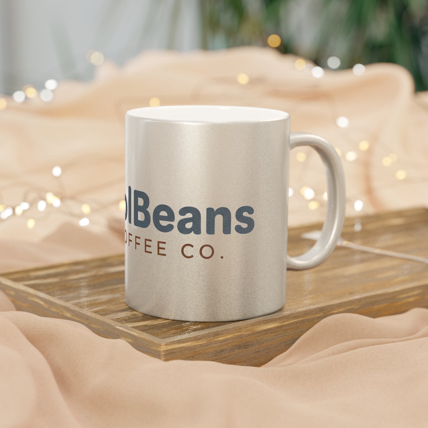 SolBeans Metallic Coffee Mug