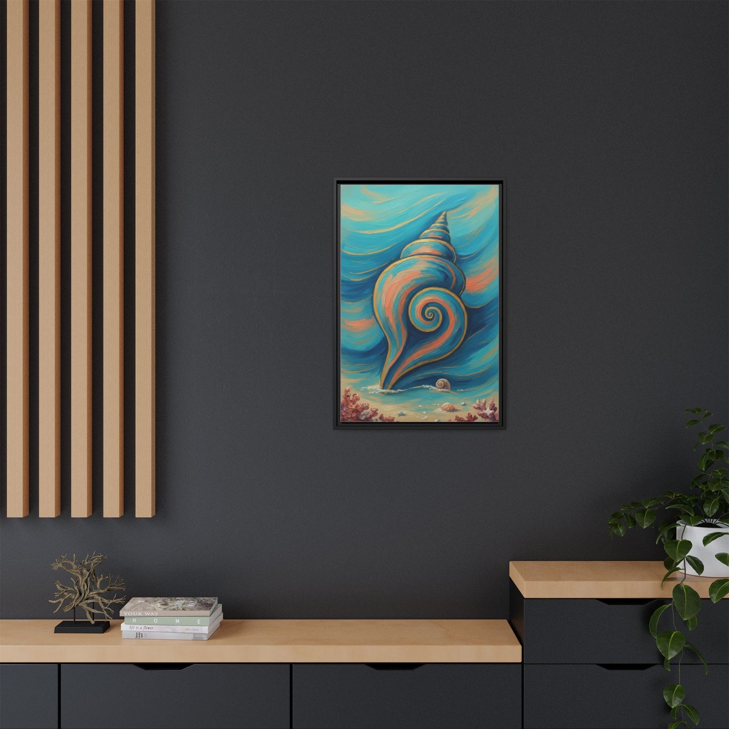 Vibration of the Keys – Colorful Sea Shell Coastal Wall Art