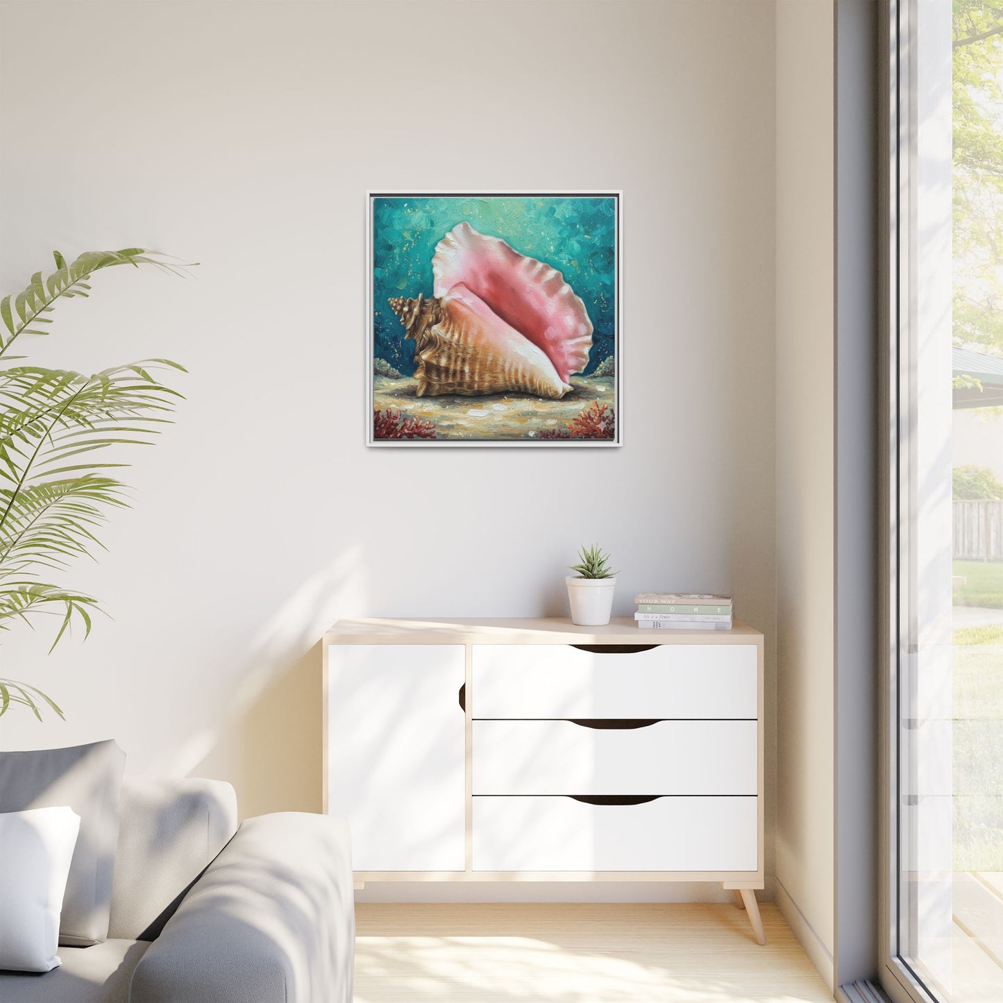 Vibration of the Keys Conch Shell Wall Art