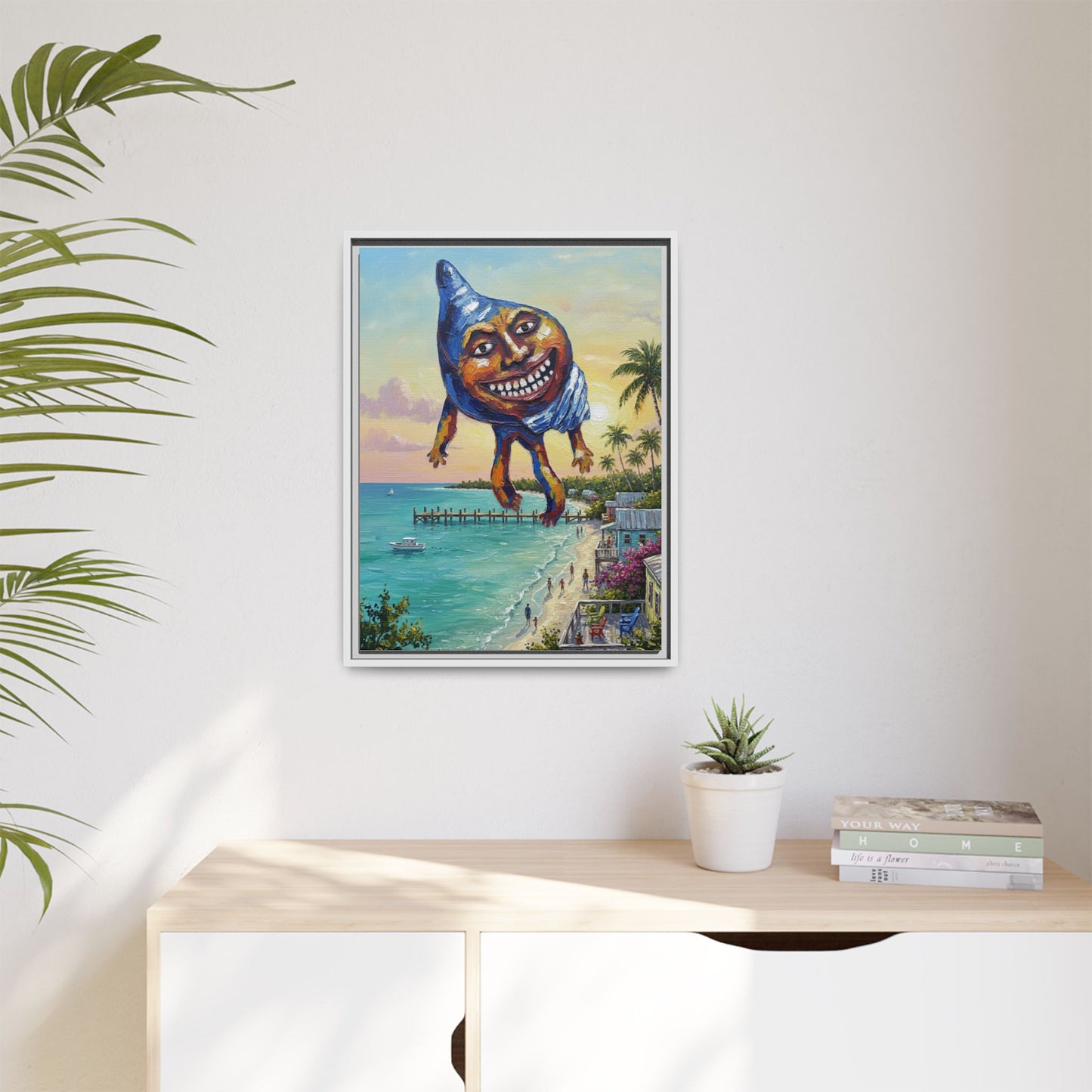 Vibration of the Keys “Conch-Zilla” Wall Art