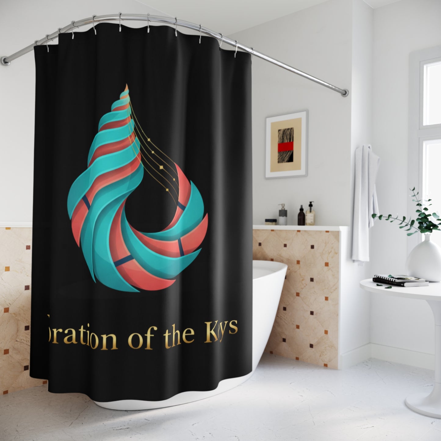 Vibration of the Keys Shower Curtain