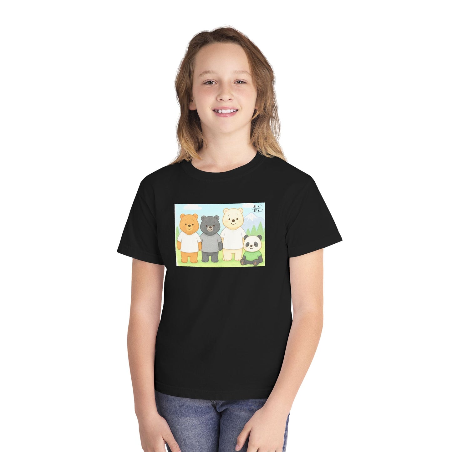 Different Breeds, Same Soul Bear family  Youth T‑Shirt