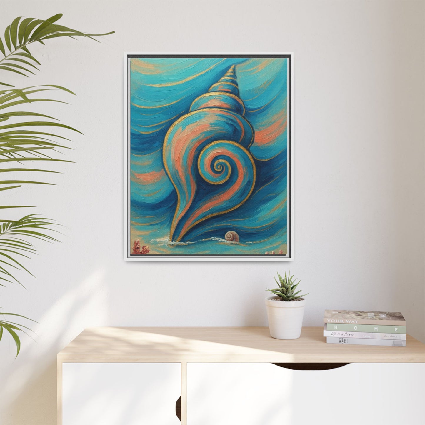Vibration of the Keys – Colorful Sea Shell Coastal Wall Art