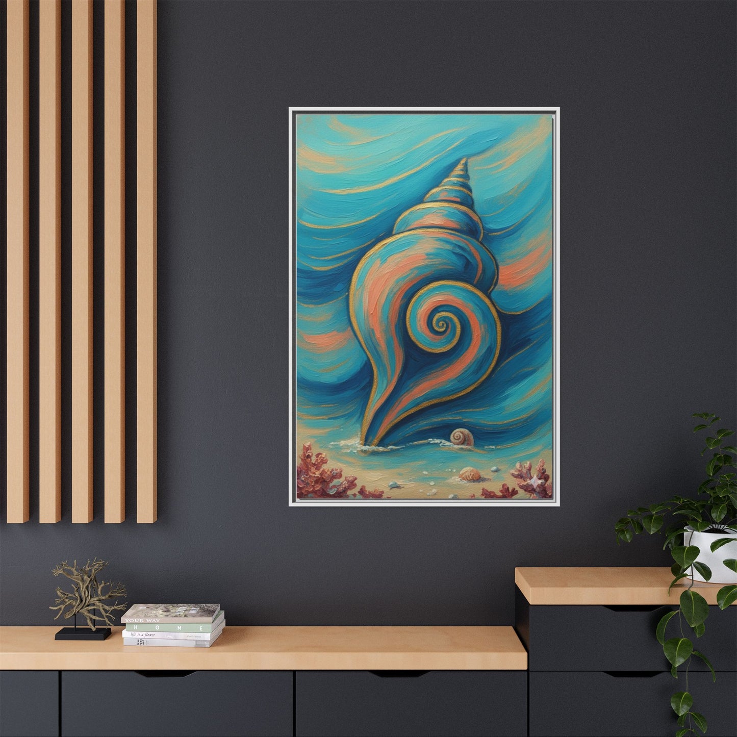 Vibration of the Keys – Colorful Sea Shell Coastal Wall Art
