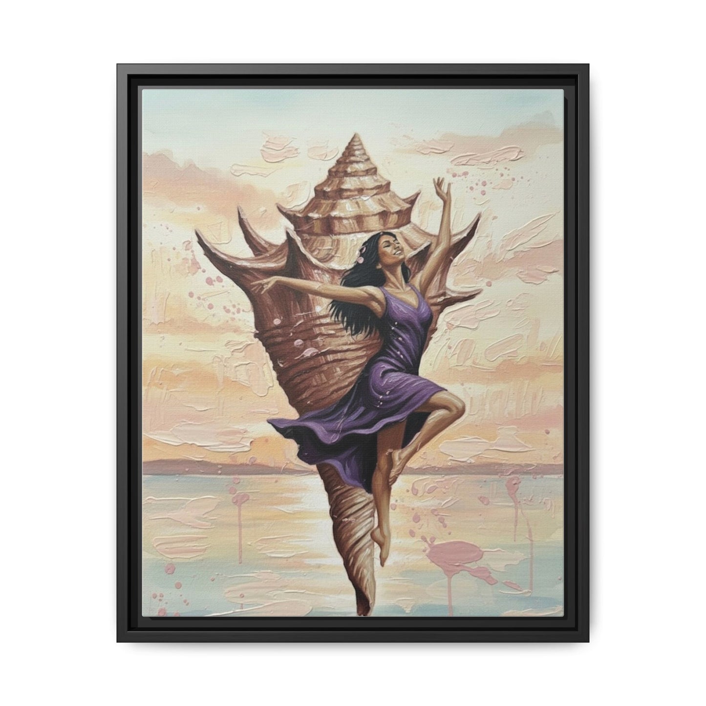 Vibration of the Keys Conch Shell Dancer (Purple)