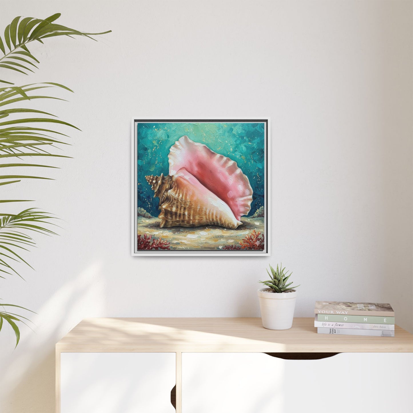 Vibration of the Keys Conch Shell Wall Art