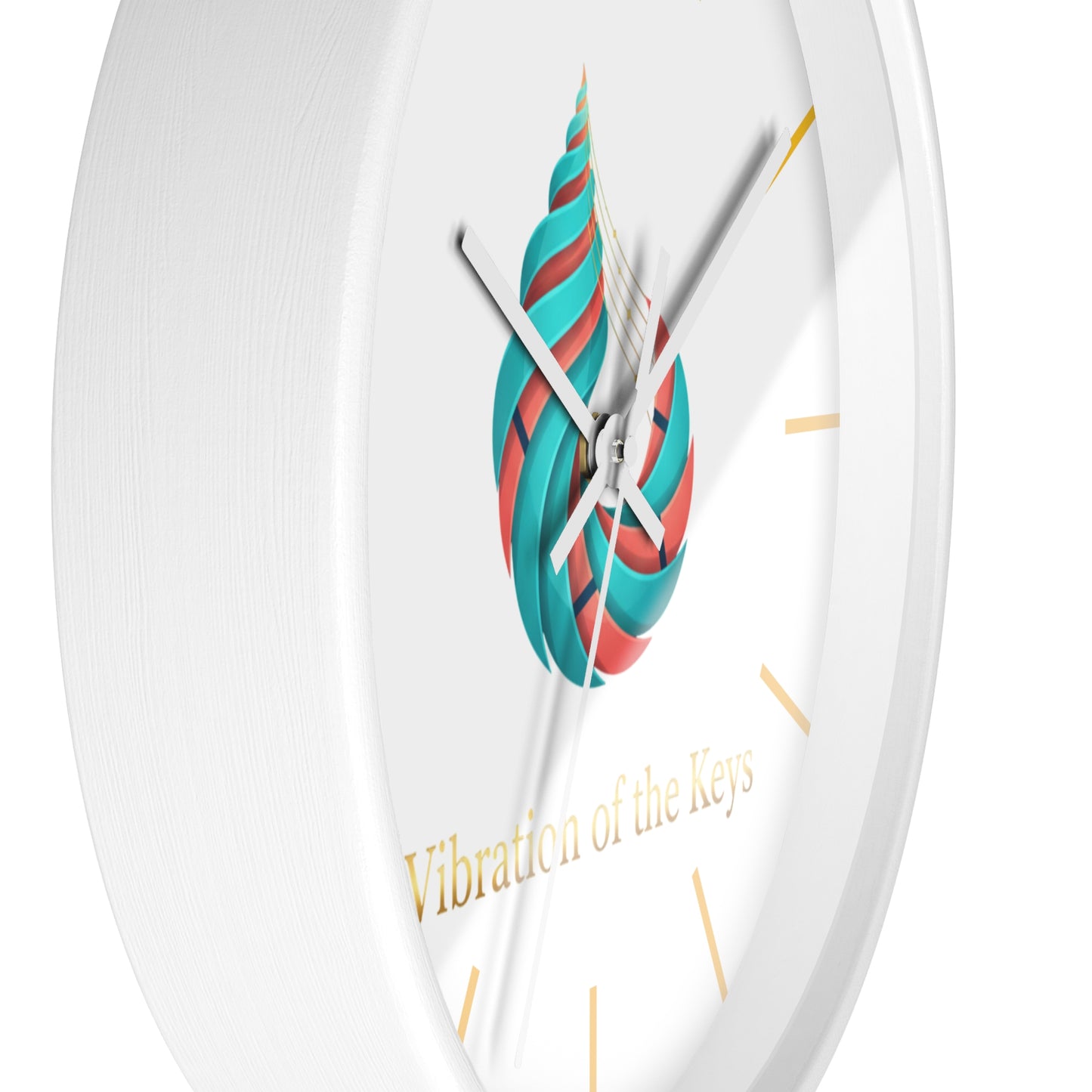 Vibration of the Keys Wall Clock — Customizable