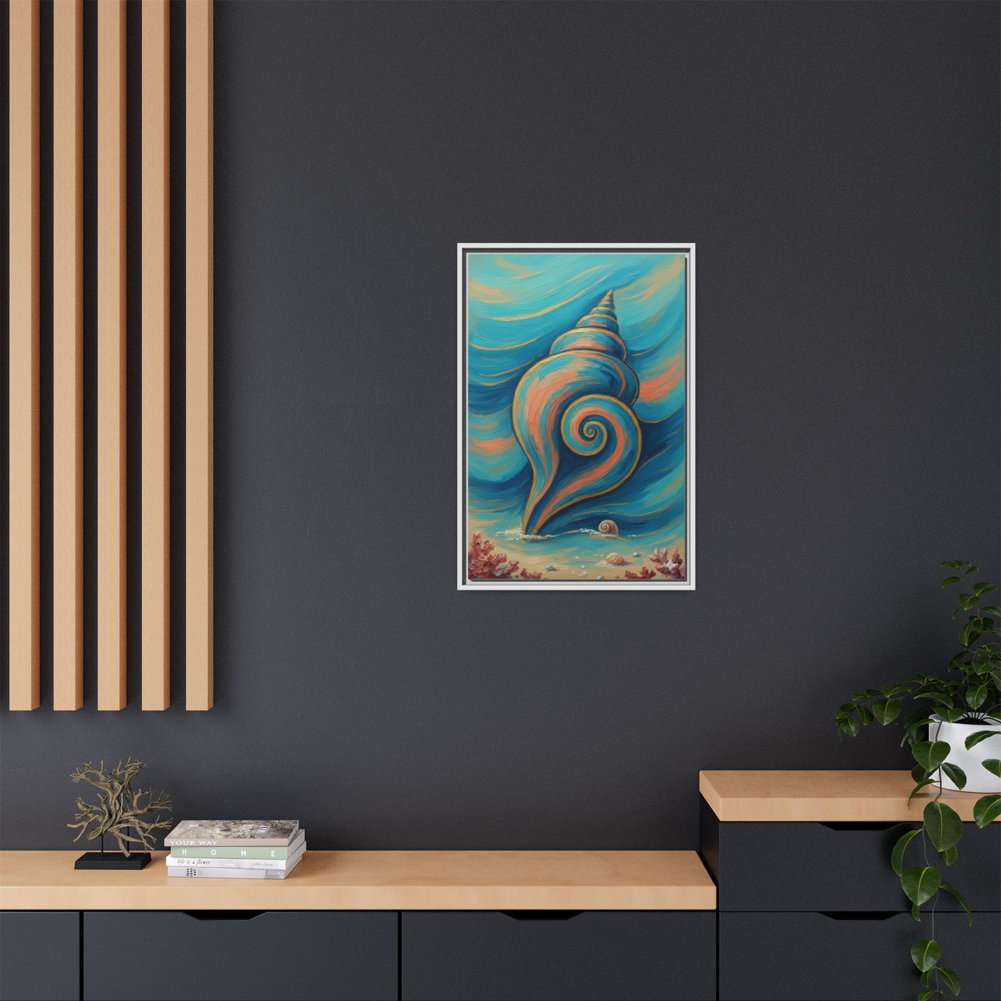 Vibration of the Keys – Colorful Sea Shell Coastal Wall Art