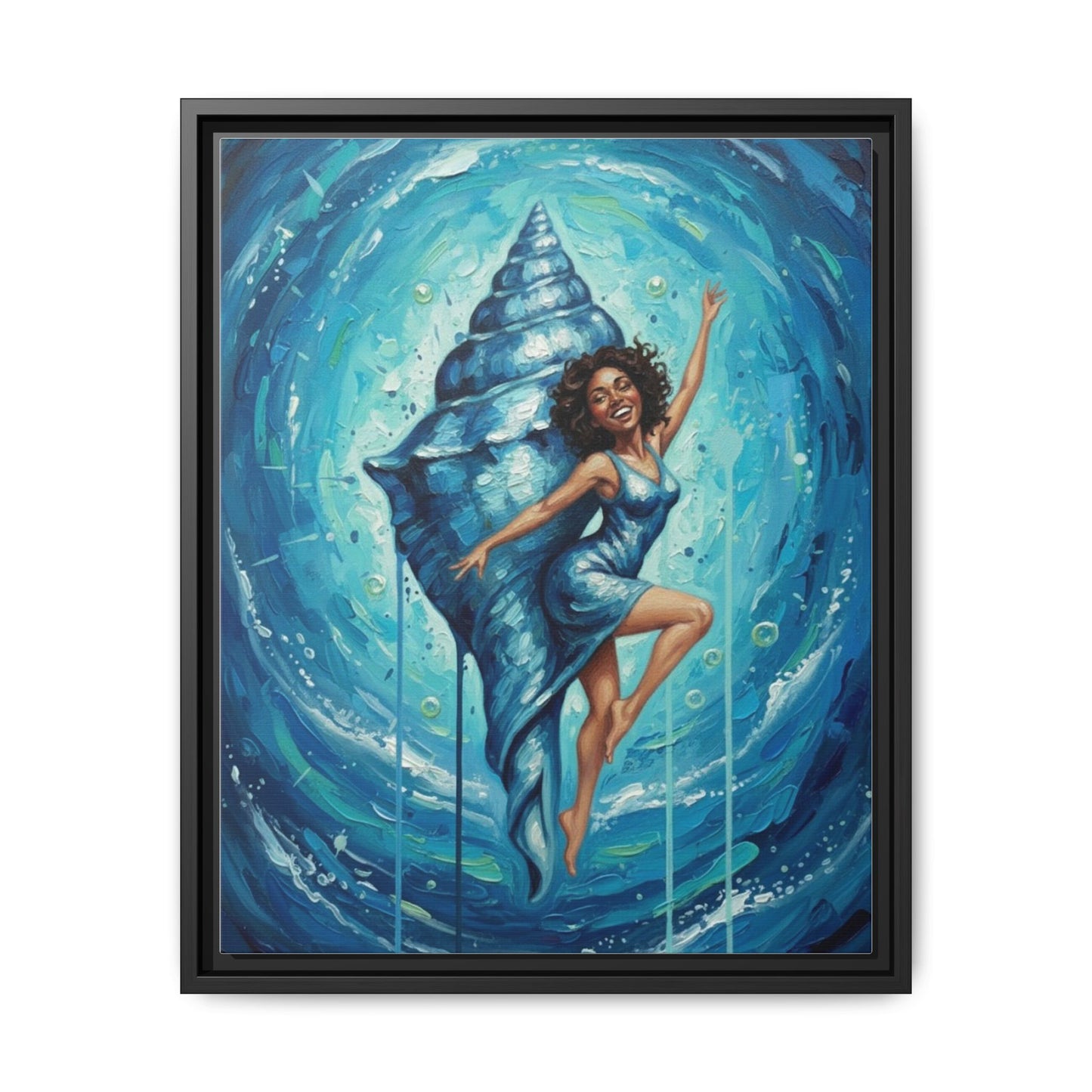 Vibration of the Keys Conch Shell Dancer (Blue)