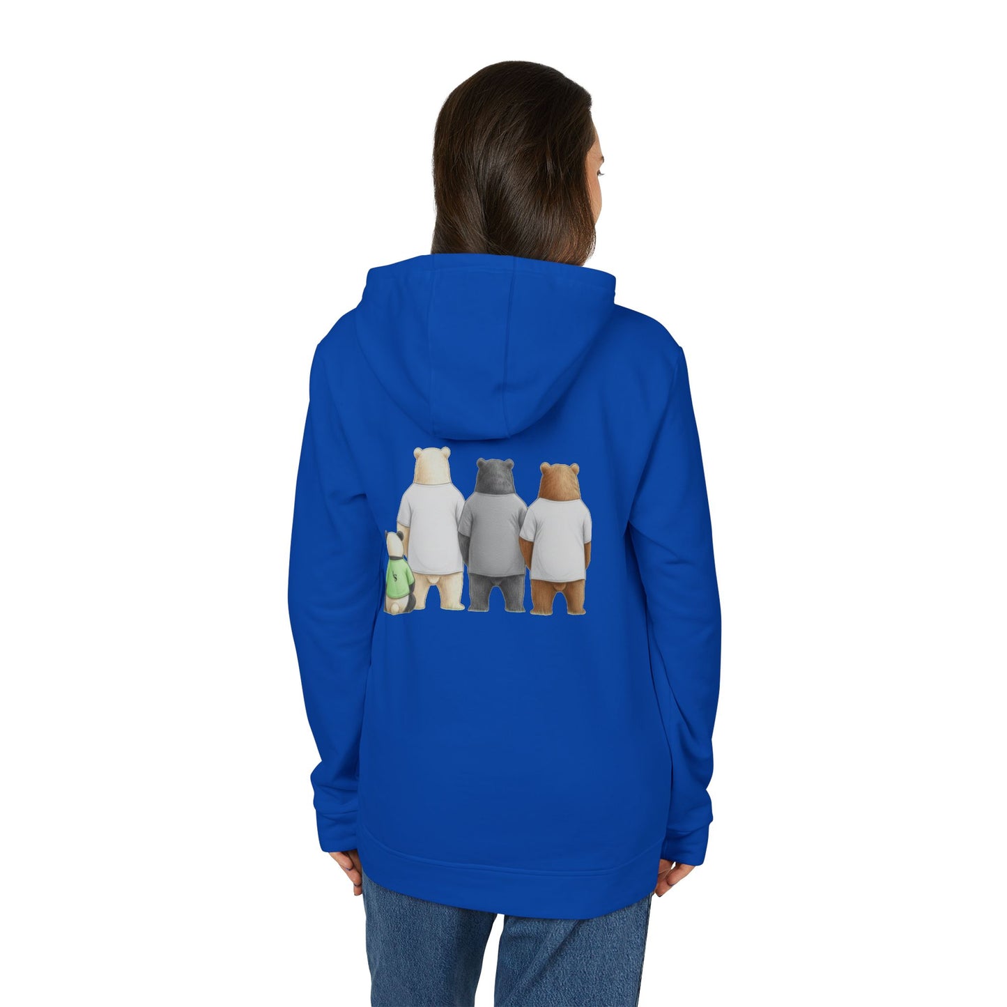 Different Breeds, Same Soul Bear Family Adidas Hoodie