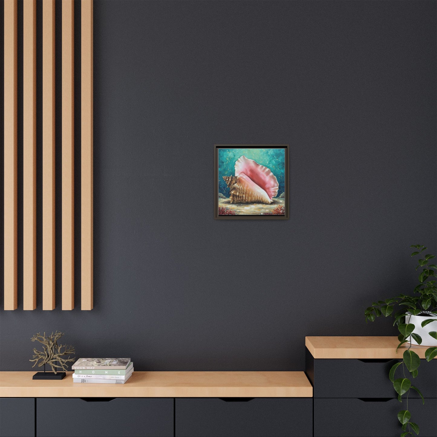 Vibration of the Keys Conch Shell Wall Art