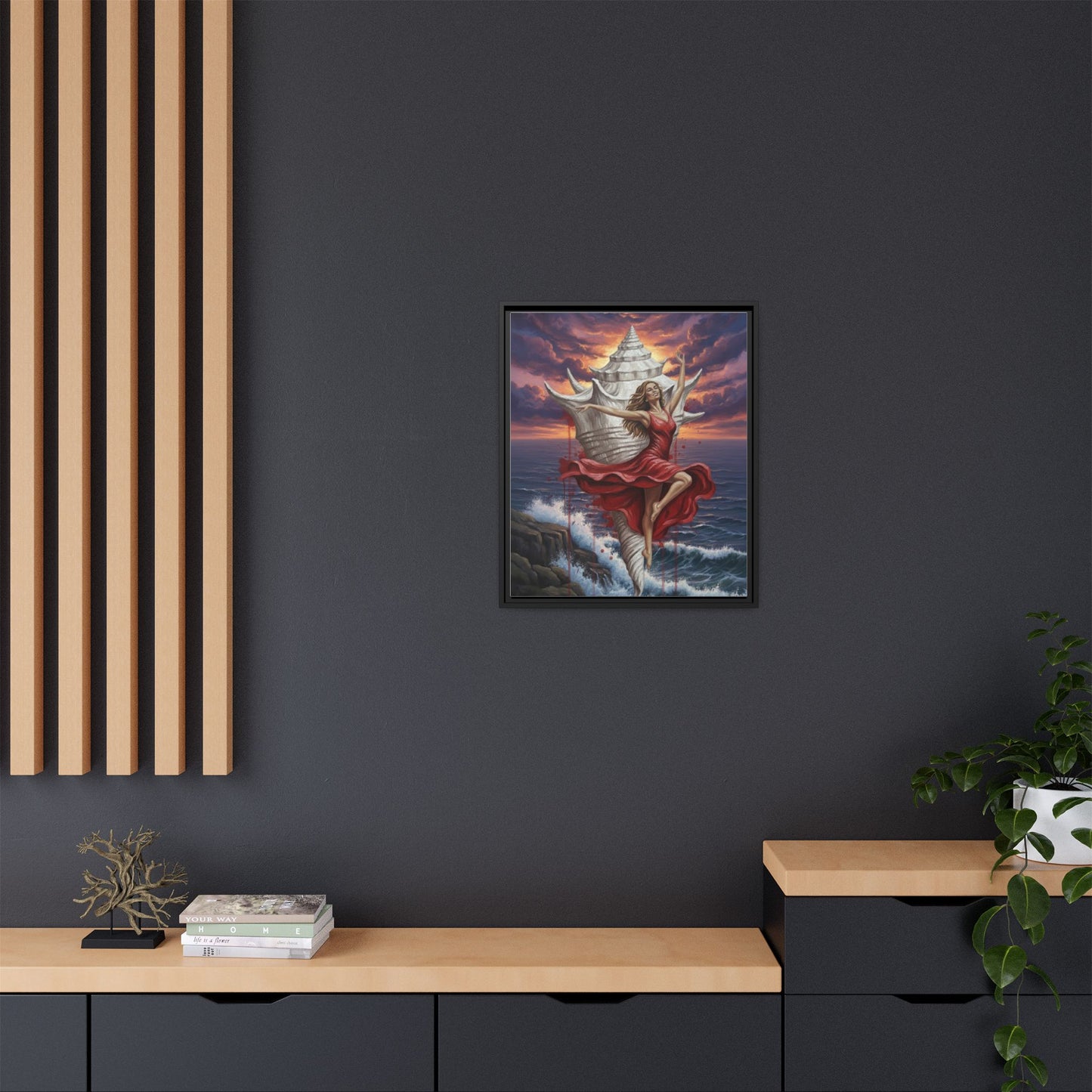 Vibration of the Keys Conch Shell Dancer (Red)