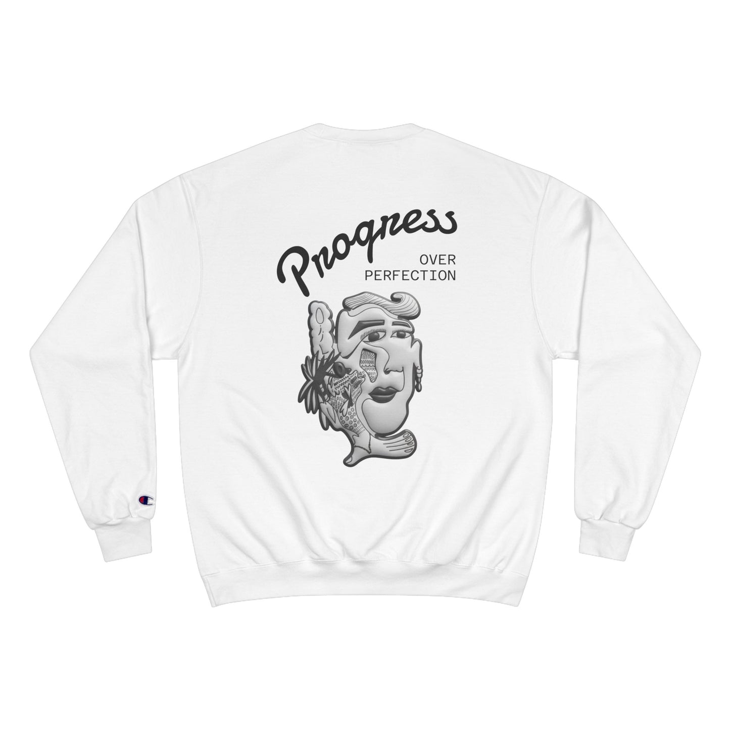 Progress Over Perfection Champion Crewneck