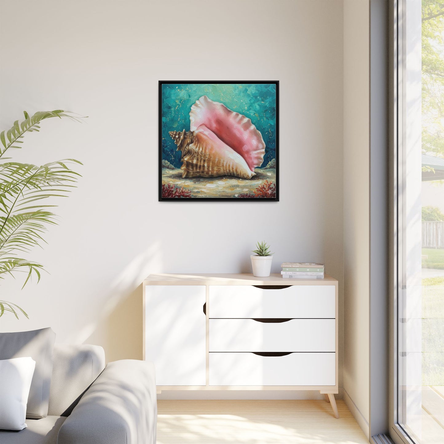 Vibration of the Keys Conch Shell Wall Art