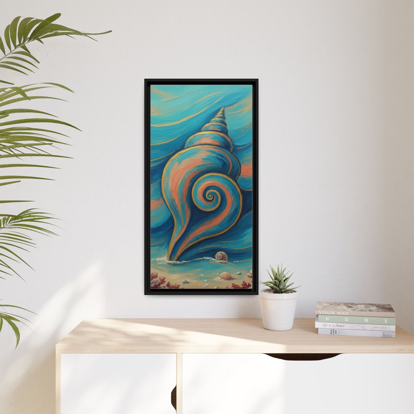 Vibration of the Keys – Colorful Sea Shell Coastal Wall Art