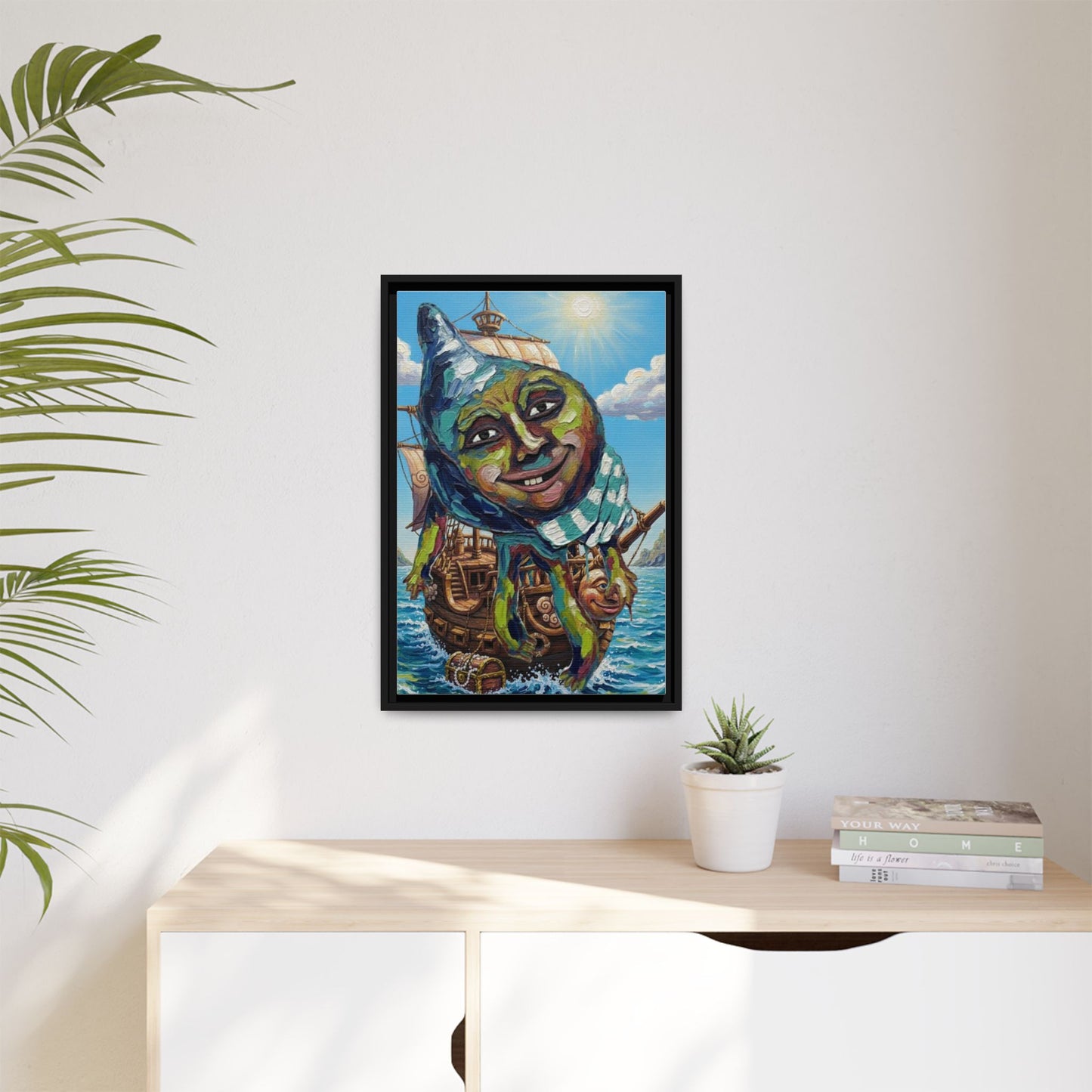 Vibration of the Keys “Captain Conch” Wall Art