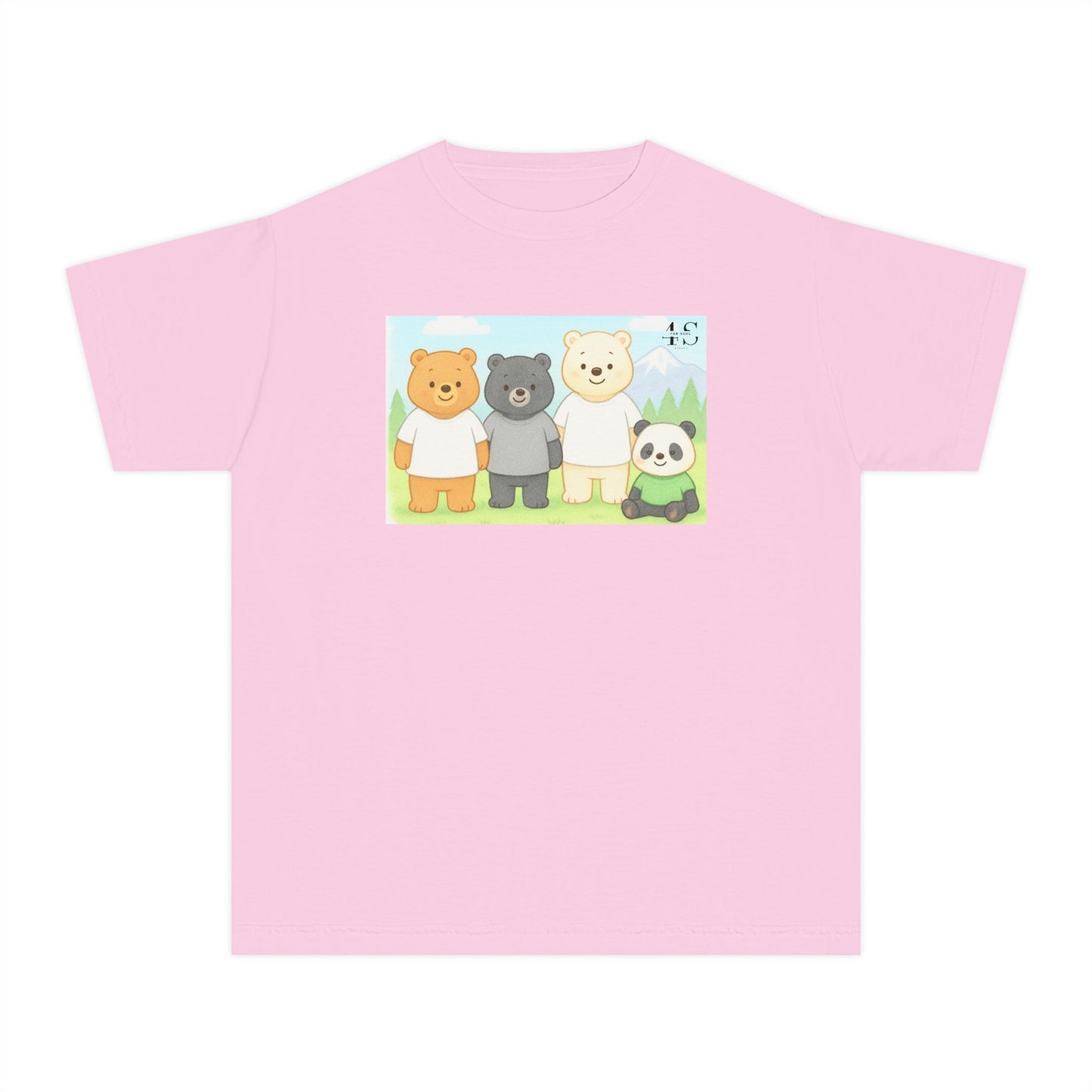 Different Breeds, Same Soul Bear family  Youth T‑Shirt