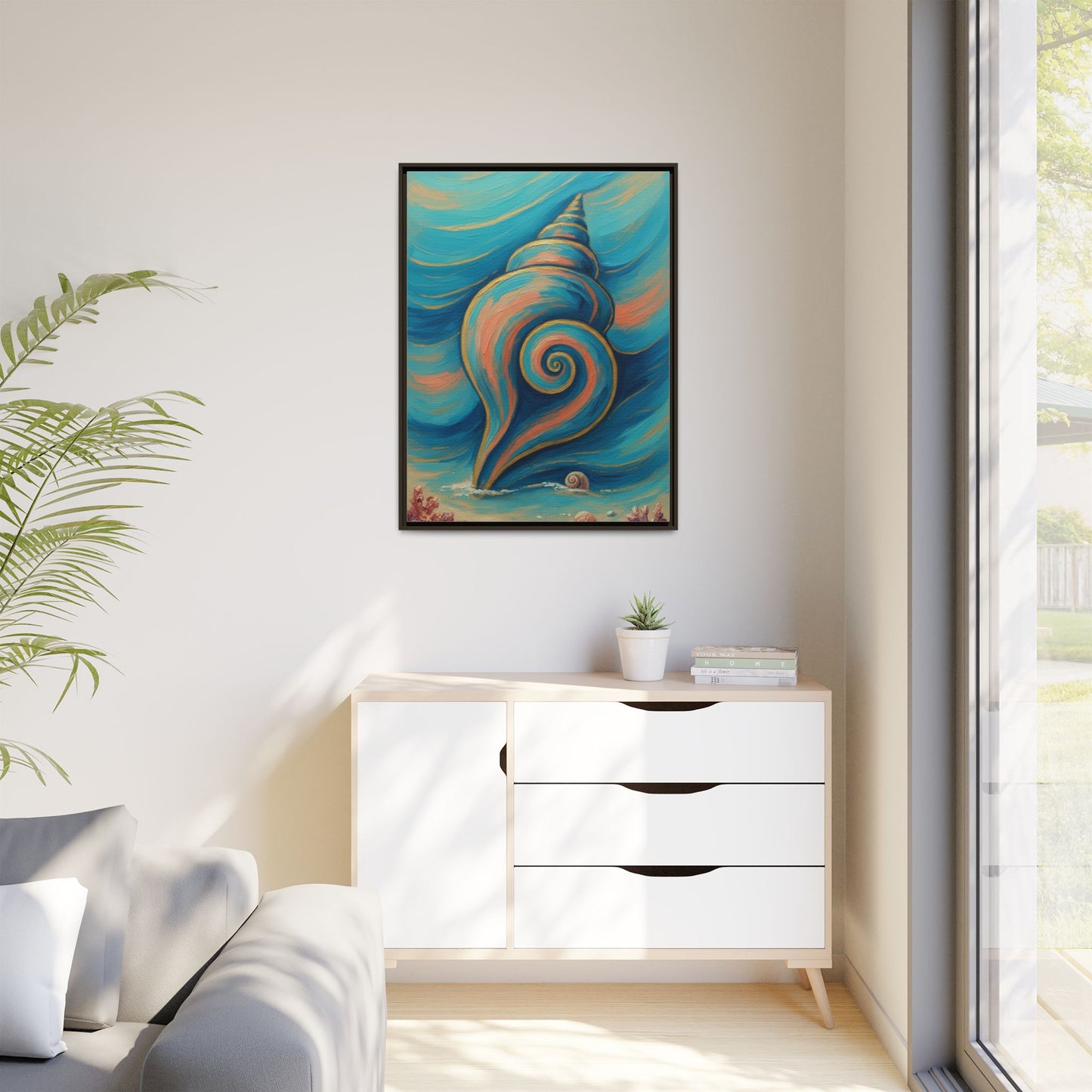 Vibration of the Keys – Colorful Sea Shell Coastal Wall Art