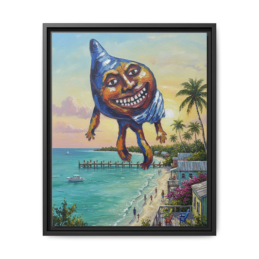 Vibration of the Keys “Conch-Zilla” Wall Art