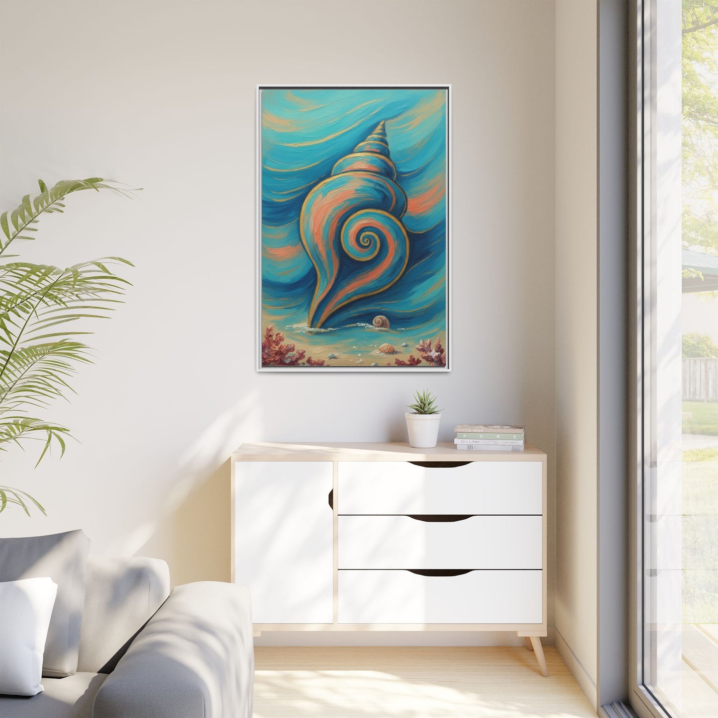 Vibration of the Keys – Colorful Sea Shell Coastal Wall Art