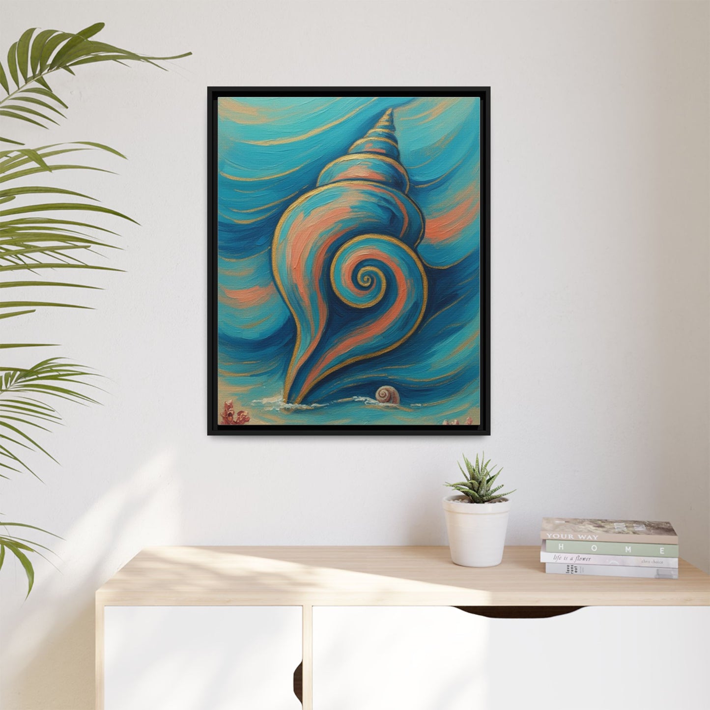 Vibration of the Keys – Colorful Sea Shell Coastal Wall Art