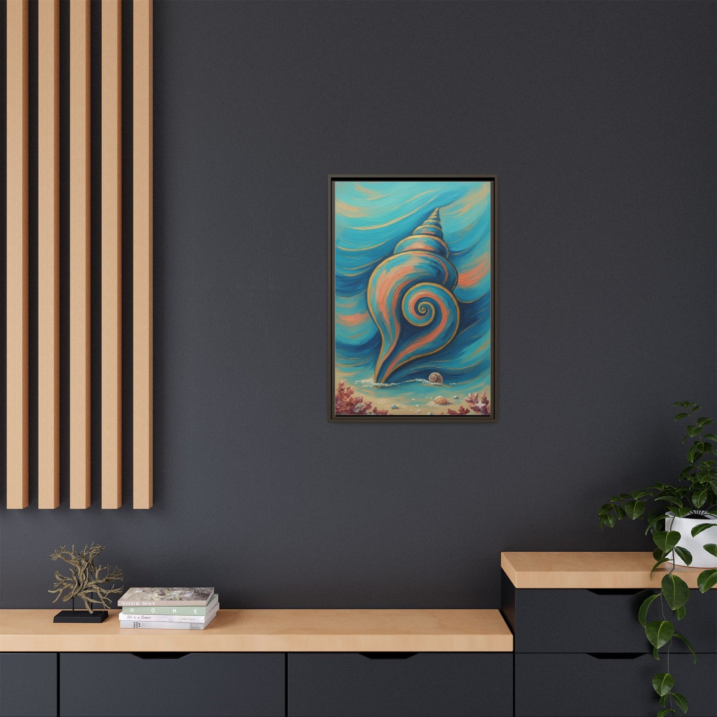 Vibration of the Keys – Colorful Sea Shell Coastal Wall Art